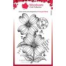 Woodware Woodware Clear Singles Dogwood Flowers 3 in x 4 in Stamp