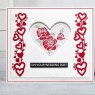 Creative Expressions Creative Expressions Sue Wilson Frames & Tags Lace Rose Heart Craft Die
