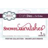 Creative Expressions Creative Expressions Sue Wilson Festive Snowflake Wishes Craft Die