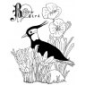 Crafty Individuals Crafty Individuals 'B is for Bird' Red Rubber Stamp CI-602