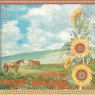 Stamperia Stamperia Mini Scrapbooking Pad 10 20.3 x 20.3 cm (8×8) Sunflower Art SBBS83