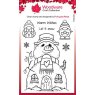 Woodware Woodware Clear Singles Snow Gnomes 4 in x 6 in Stamp Set