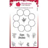 Woodware Woodware Clear Singles Bubble Circle 4 in x 6 in Stamp Set