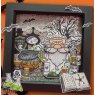 Woodware Woodware Clear Singles Haunted Tree 4 in x 6 in Stamp Set JGS845