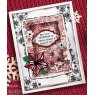Woodware Woodware Clear Singles Christmas Old Labels 4 in x 6 in Stamp Set