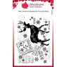 Woodware Woodware Clear Singles Winter Reindeer 4 in x 6 in Stamp Set
