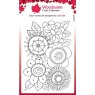 Woodware Woodware Clear Singles Petal Doodles All Bunched Up 4 in x 6 in Stamp Set