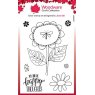 Woodware Woodware Clear Singles Petal Doodles Happy Thoughts 4 in x 6 in Stamp Set