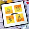 Woodware Woodware Clear Singles Bug Doodles 4 in x 6 in Stamp Set