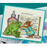 Spellbinders Spellbinders House Mouse Froggy Throat Cling Rubber Stamp Set RSC-008