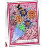 Creative Expressions Katkin Krafts Full Bloom 6 in x 8 in Clear Stamp Set