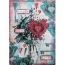 Creative Expressions Katkin Krafts Wild Hearts 6 in x 8 in Clear Stamp Set