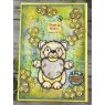 Woodware Woodware Clear Singles Honey Bear Gnome 4 in x 6 in Stamp