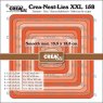Crealies Crea-Nest-Lies XXL Dies no. 158, Squares With Rounded Corners, Smooth CLNestXXL158