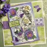 Woodware Woodware Clear Singles Viola 4 in x 6 in Stamp Set