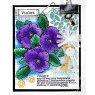 Woodware Woodware Clear Singles Mini Violet 3 in x 4 in Stamp