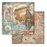 Stamperia Stamperia 8 x 8 inch Paper Pad Sir Vagabond in Fantasy World SBBS98