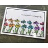 Julie Hickey Julie Hickey Designs Peter's Heleniums A6 Stamp DS-PT-1060