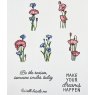 Julie Hickey Julie Hickey Designs Peter's Poppies & Cornflowers A6 Stamp DS-PT-1058