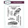 Creative Expressions Creative Expressions Vintage Cars 6 in x 8 in Clear Stamp Set