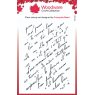 Woodware Woodware Clear Singles French Script 3 in x 4 in Stamp Set
