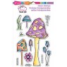 Stampendous Stampendous Mushrooms Perfectly Clear Stamps Set
