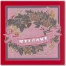Clarity Claritystamp Ltd Ivy Wreath Groovi Plate A5 Square