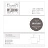 DoCrafts Papermania Wedding Ever After 6 x 6' Cardstock (25pk) - Wedding - White