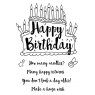 Woodware Woodware Stamps - Clear Magic - Birthday Cake Stamp