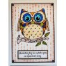 Woodware Woodware Stamps - Clear Magic - Mosaic Owl
