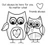 Woodware Woodware Stamps - Clear Magic - Owl Friends