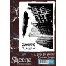Sheena Douglass A Little Bit Sketchy A6 Unmounted Rubber Stamp - Concrete Jungle