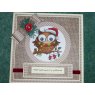 Woodware Woodware - Clear Magic Stamp Set - Owl Christmas