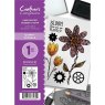 Donna Ratcliff A6 Unmounted Rubber Stamp - Quirky Florals