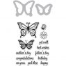 Hero Arts Hero Arts Butterfly Pair Stamp and Cut DC182