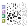 Hero Arts Hero Arts Colour Layering Orchid in a Pot Dies, Stamps & Ink Pads SB103