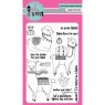 Pink & Main Pink and Main Clear A6 Stamp - Llamas PM0234