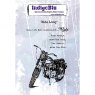 IndigoBlu Indigoblu Ride Long A6 Red Rubber Stamp by Kay Halliwell-Sutton