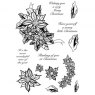 Creative Expressions Creative Expressions John Lockwood Poinsettia Elements Clear Stamp Set