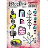PaperArtsy PaperArtsy A5 Cling Mounted Stamp Set - Eclectica³ - Tracy Scott - ETS19