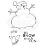 Woodware Woodware Clear Stamp Chunky the Snowman 2018