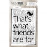 Coosa COOSA Crafts Clear Stamps A6 - Friends