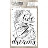 Coosa COOSA Crafts Clear Stamps A6 -Live Dream