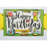 Woodware Woodware Clear Singles Birthday Strips Stamp
