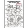 Crealies Crealies Mounted Rubber Stamp CLRS06 - Hibiscus